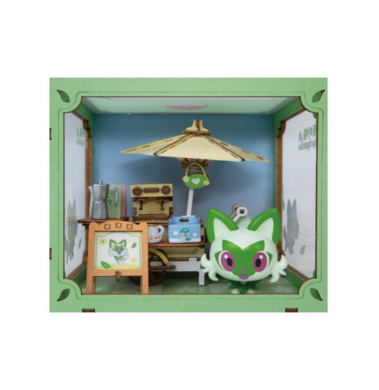 Puremind Pokémon Mini World Coffee Cart – Sprigatito PRM 1804