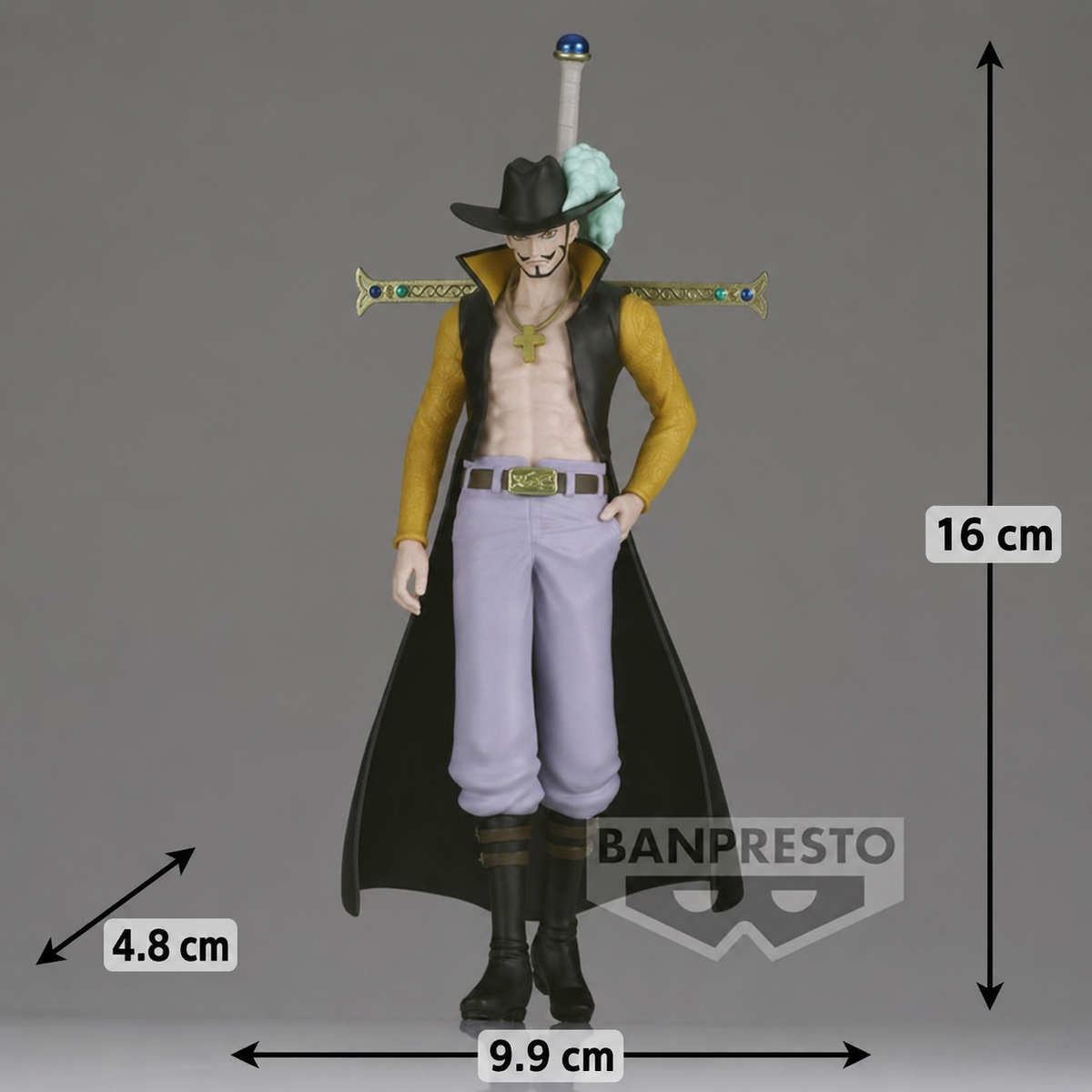 Banpresto One Piece – The Shukko Dracule Mihawk Figure (HBP-89726)