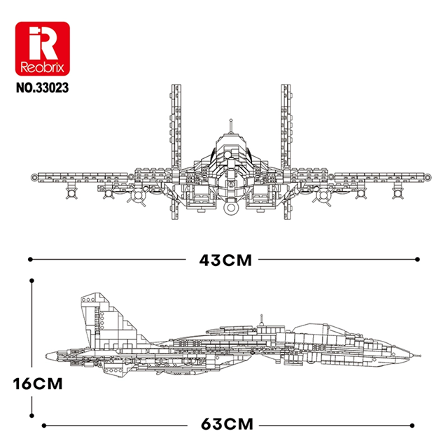 Reobrix 33023 J-15 Flying Shark