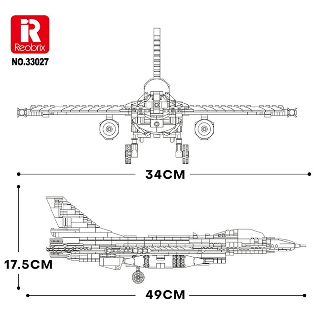 Reobrix 33027 F-16 Fighting Falcon