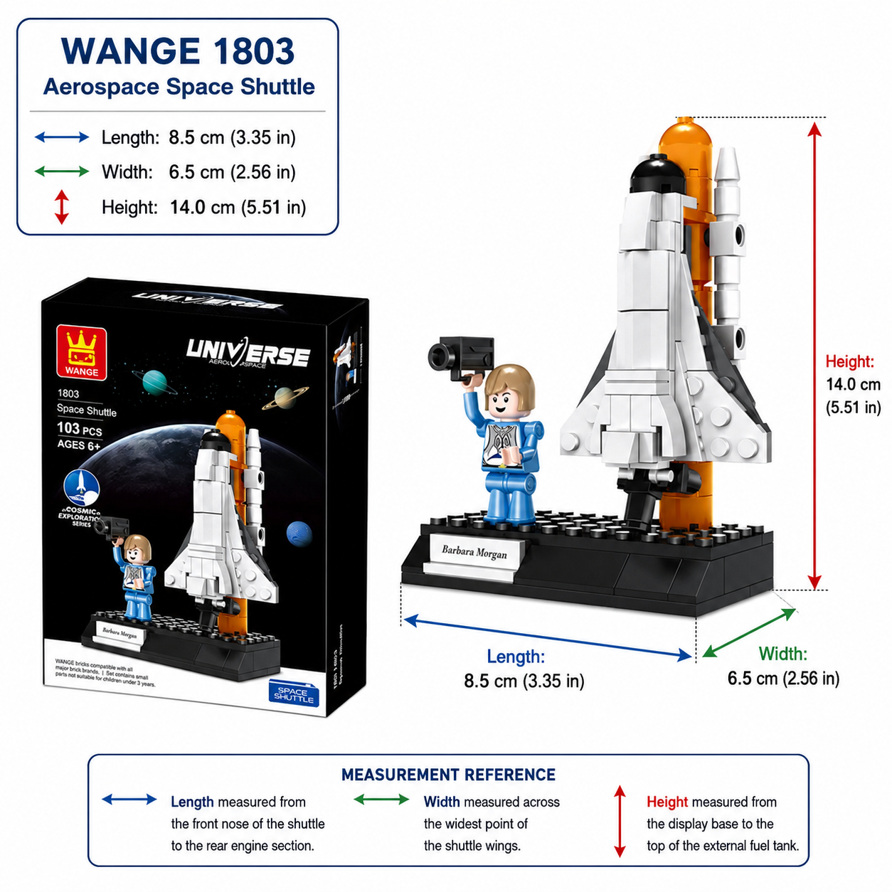 WANGE 1803 Aerospace Space Shuttle