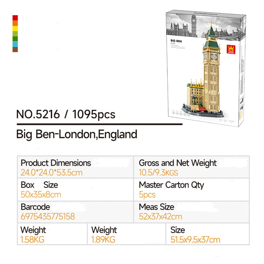 WANGE 5216 Big Ben-London England