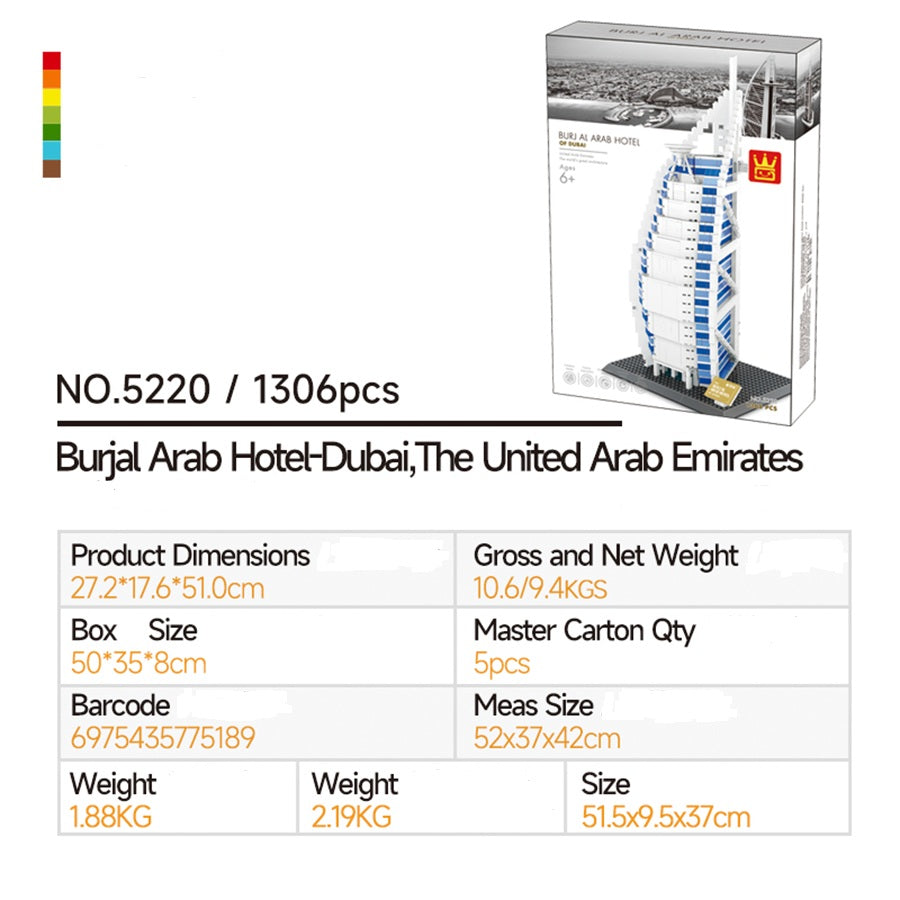 WANGE 5220 Burjal Arab Hotel-Dubai The United Arab Emirates