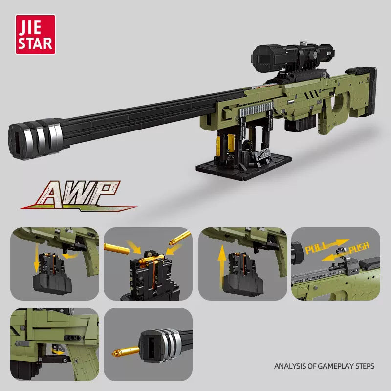 Jiestar 58022 AWP Sniper Rifle