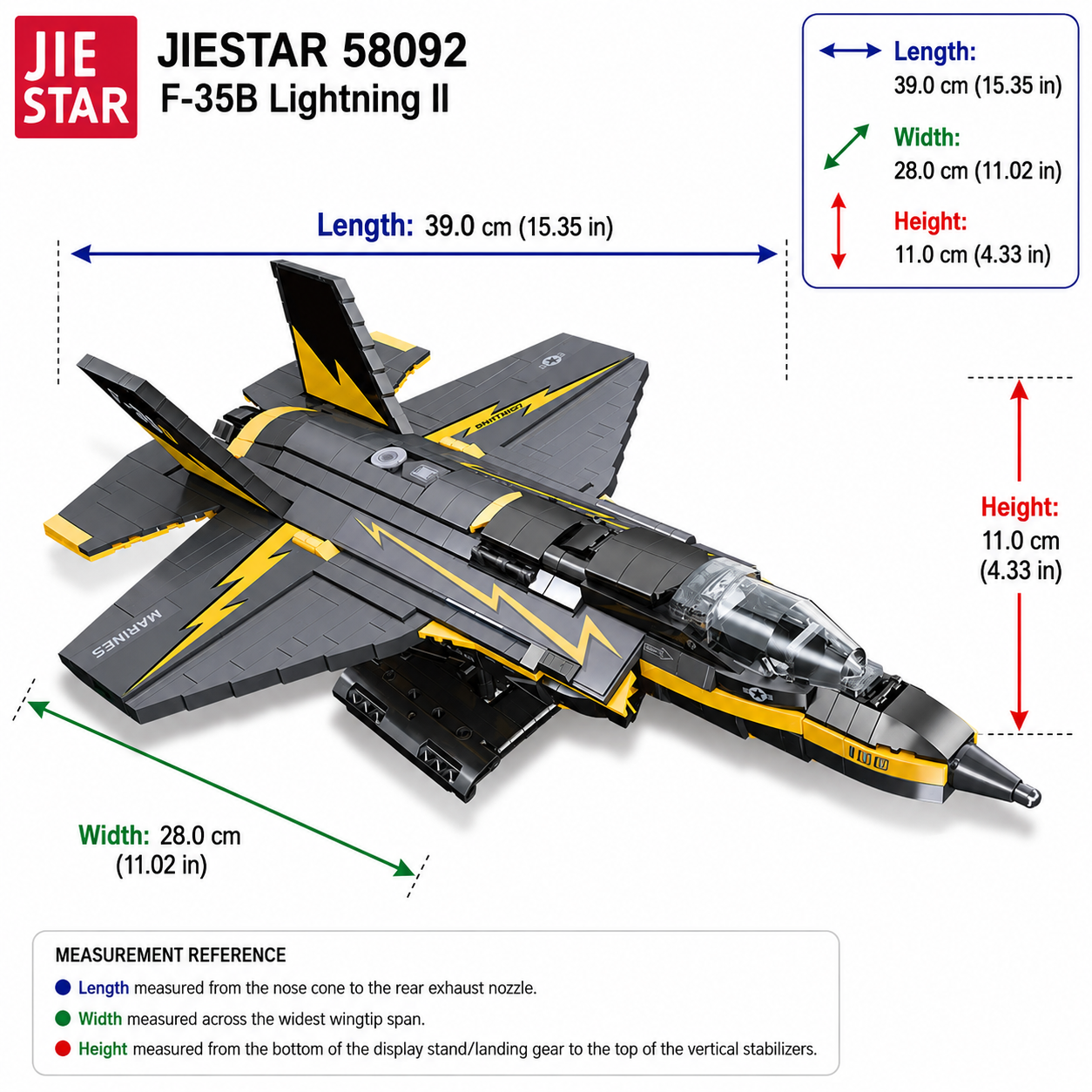 Jiestar 58092 F35B Lightning II
