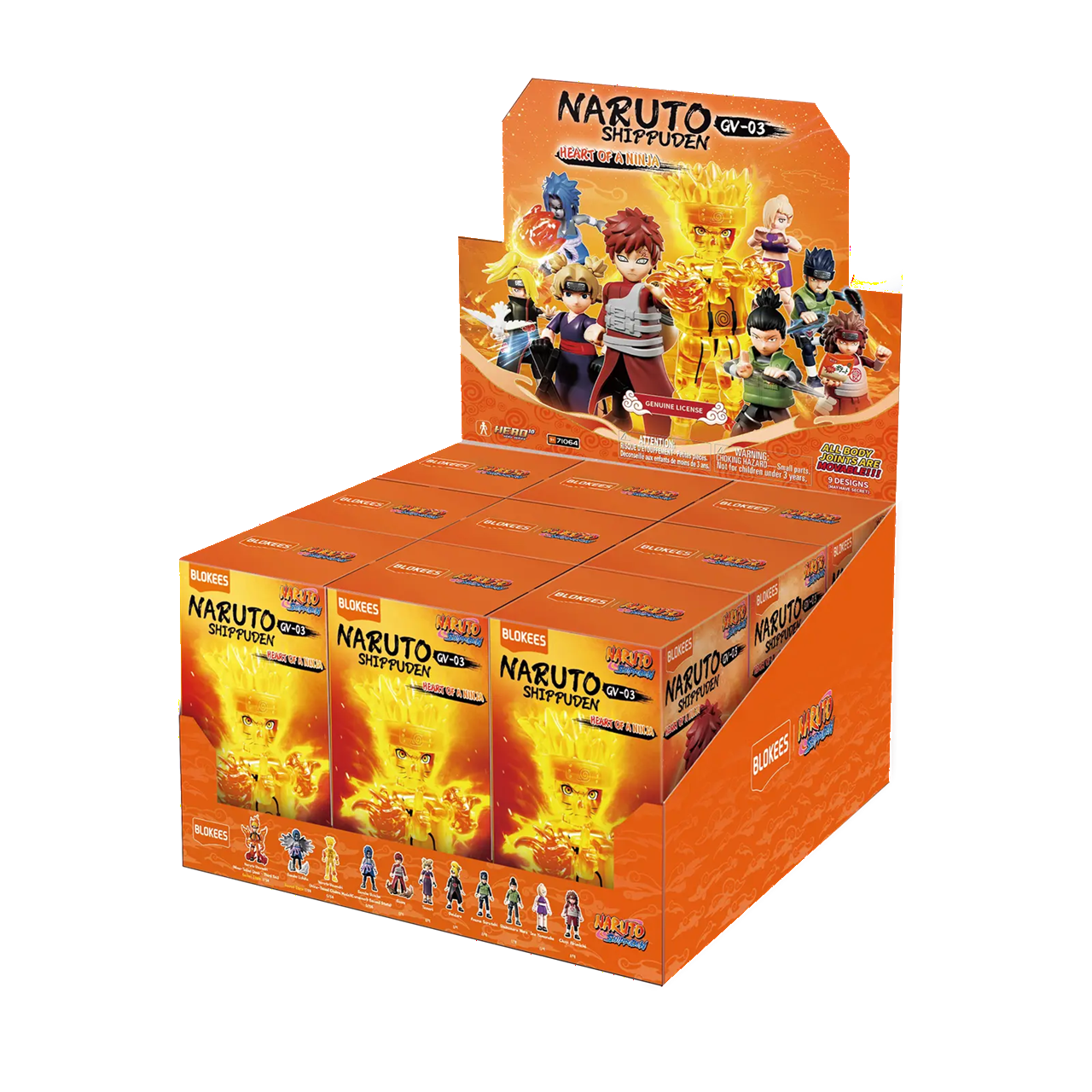 Blokees 710614 Naruto - Galaxy Version 03 Heart of A Ninja Blind Box (1 of 9)