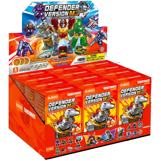BLOKEES 71404 Transformers - Defender Version 04 "Tyrants Fury" (BLIND BOX)- Each (1 of 12)