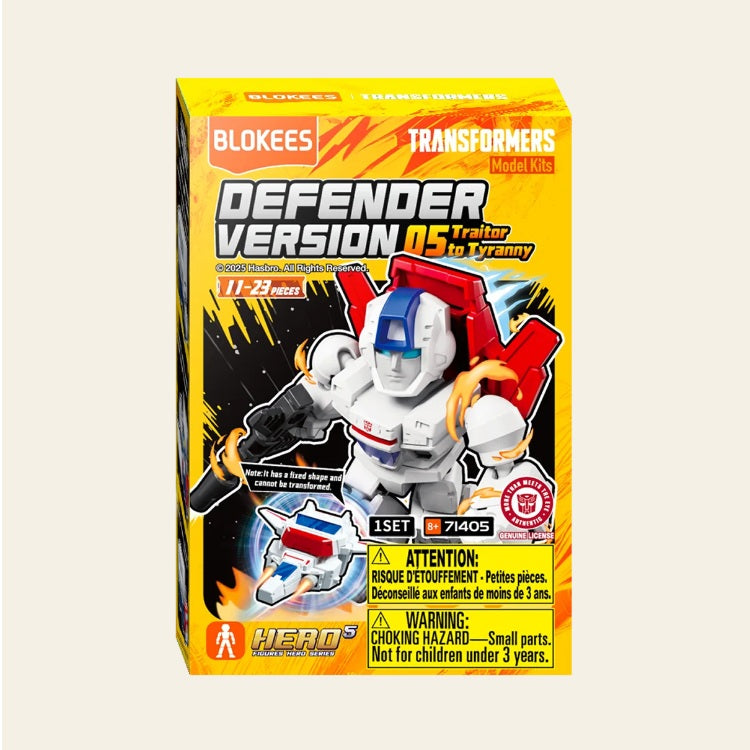 BLOKEES 71405 Transformers - Defender Version 5 "Traitor to Tyranny" BLIND BOX- Each (1 of 12)