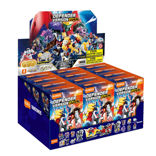 BLOKEES 71407 Transformers - Defender Version 7 "Power of the Beast" Blind Box - Each (1 of 12)