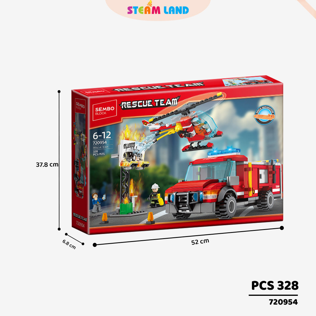 SEMBO 720954 Rescue Team (328 Pcs)