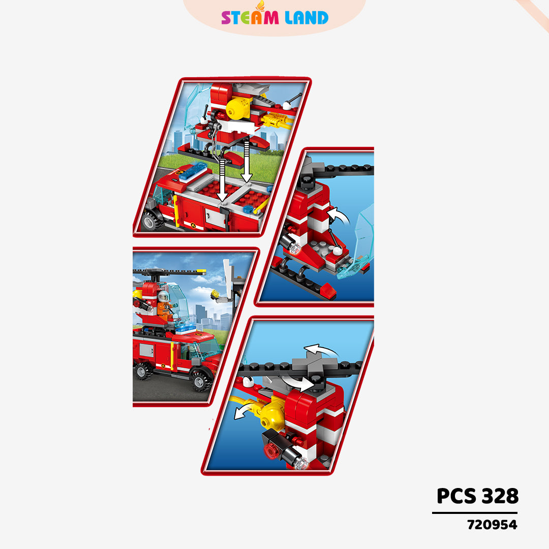 SEMBO 720954 Rescue Team (328 Pcs)