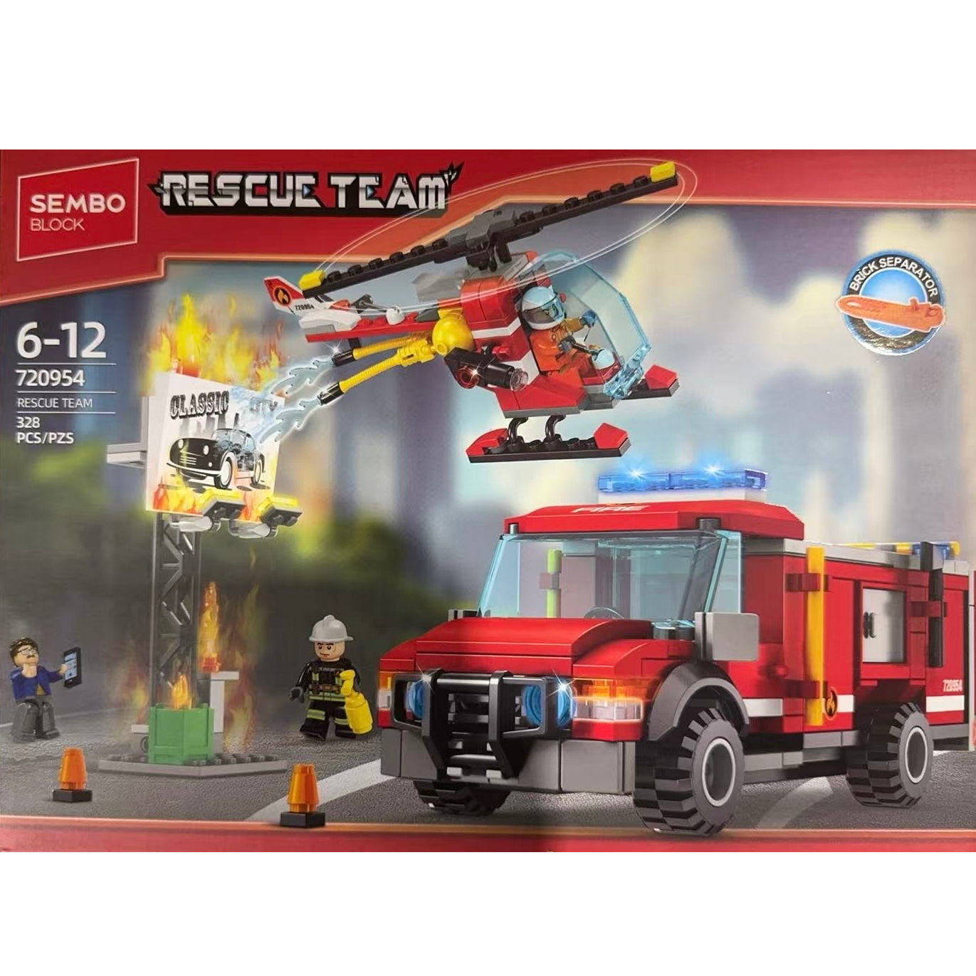 SEMBO 720954 Rescue Team (328 Pcs)