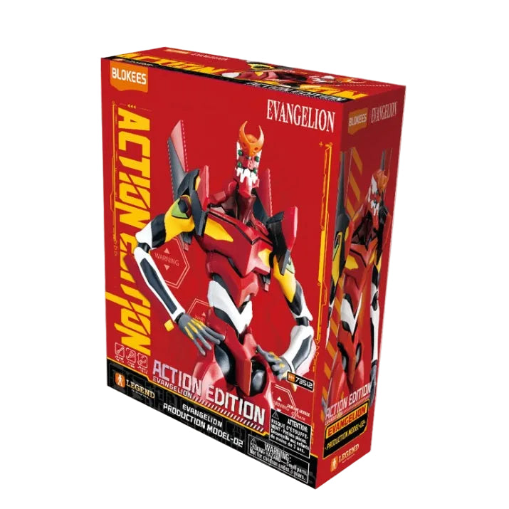 BLOKEES 73512 Evangelion Production Model EVA-02 Action Edition Model Kit