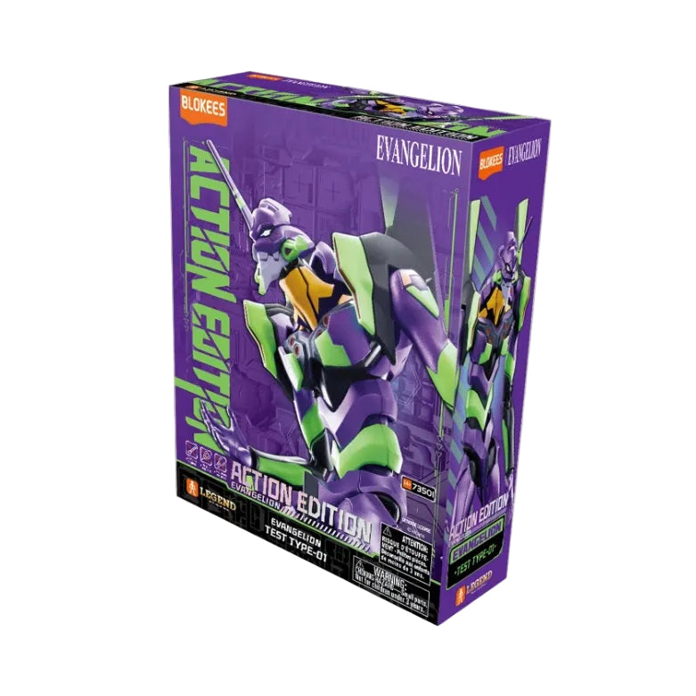 BLOKEES 73501 Evangelion EVA-01 Test Type Action Edition Model Kit