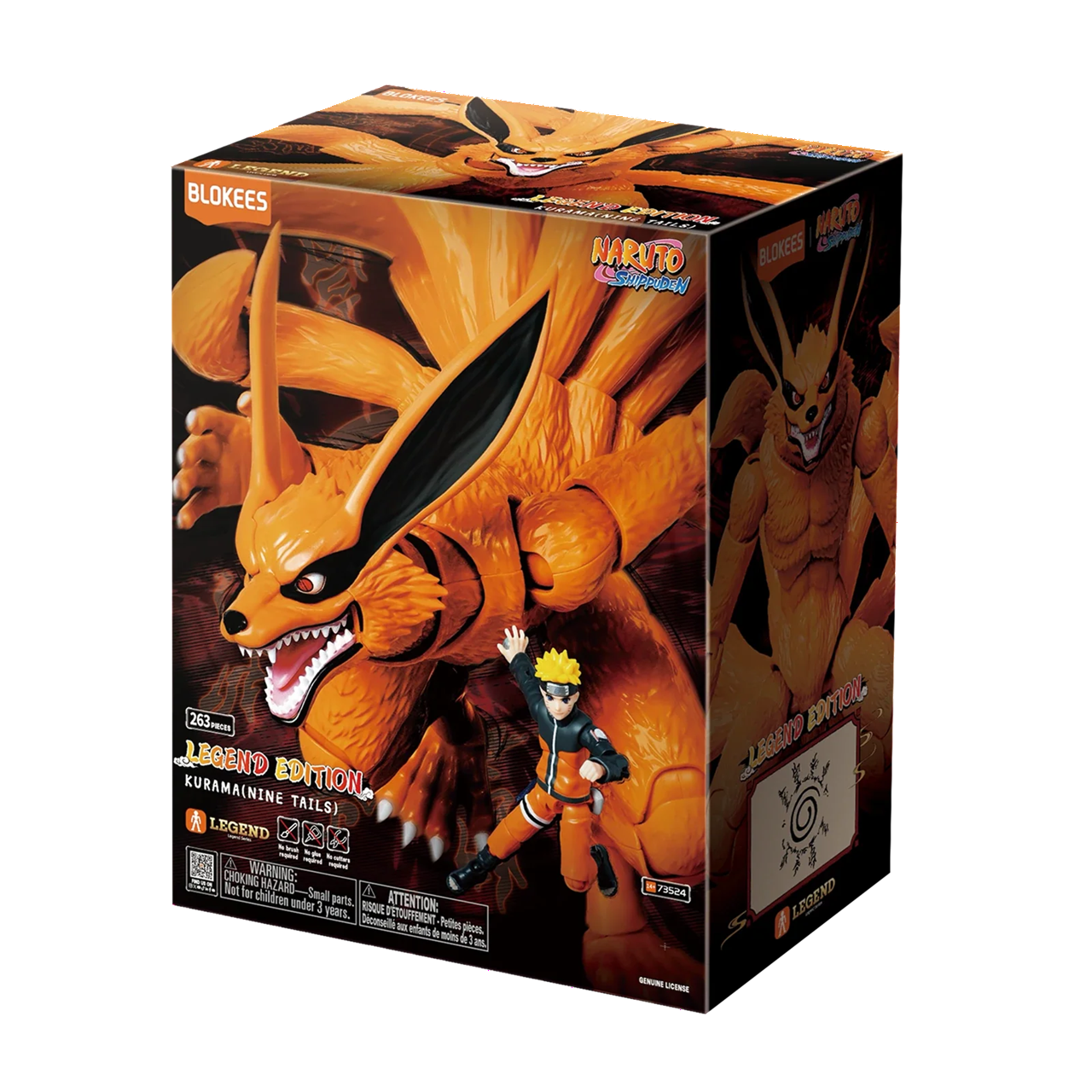 Blokees 73524 Naruto Shippuden – AE01 Nine Tails (Kurama) Legend Edition