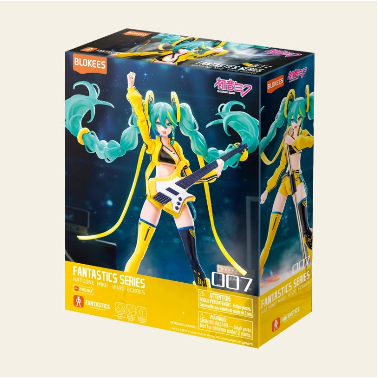 BLOKEES 73530 Hatsune Miku - Hatsune Miku Vivid Echoes Fantastics Edition Model Kit