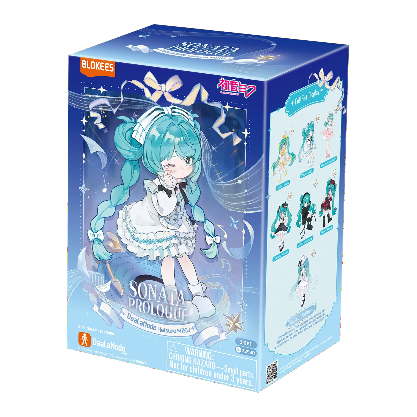 BLOKEES 73538 Hatsune Miku - Sonata Prologue DaaLaMode Blind Box Model Kit (1 of 6)