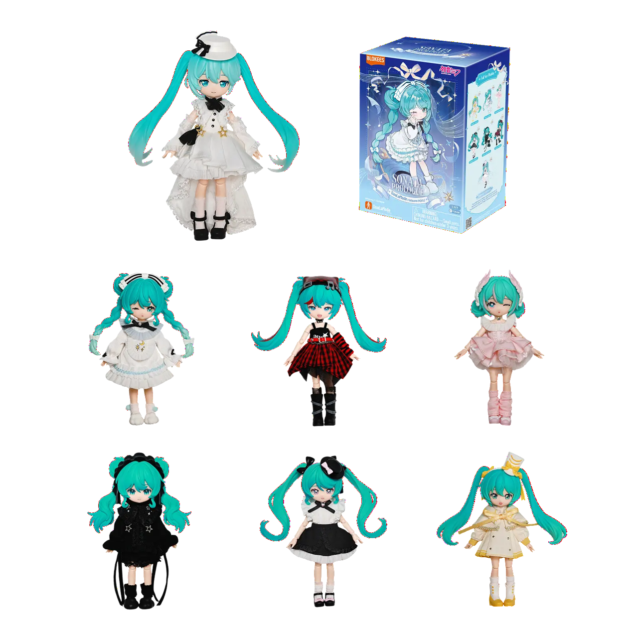 BLOKEES 73538 Hatsune Miku - Sonata Prologue DaaLaMode Blind Box Model Kit (1 of 6)