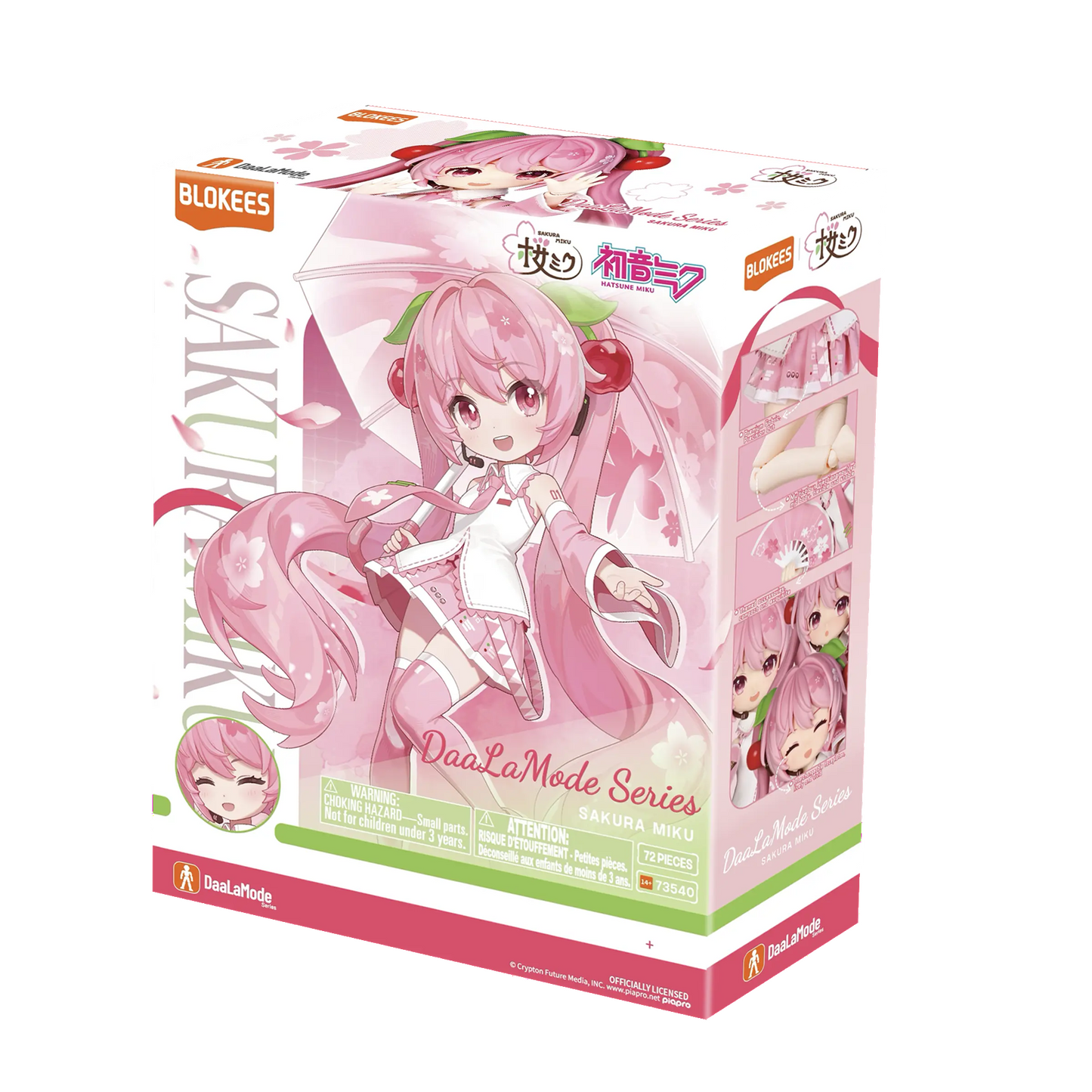 BLOKEES 73540 Hatsune Miku - Sakura Miku DaaLaMode Model Kit