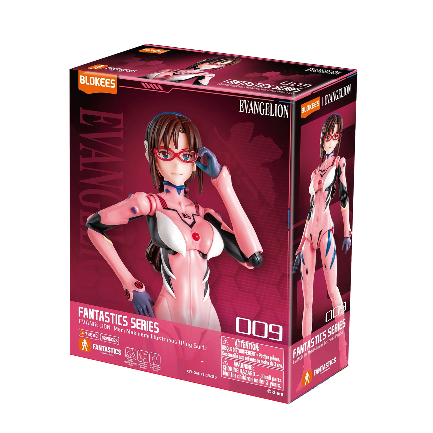 BLOKEES 73563 Evangelion Fantastics Series Mari Makinami Illustrious Model Kit