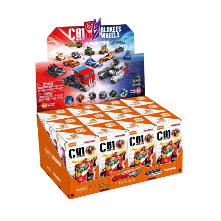 BLOKEES 75604 Blokees Wheels Transformers C01 Roll Out! Blind Box- Each (1 of 12)