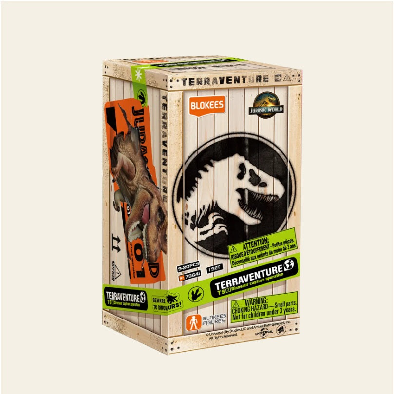 BLOKEES 75642 Jurassic World Terraventure TS 01 Dinosaur Capture Operation Blind Box - Each (1 of 12)