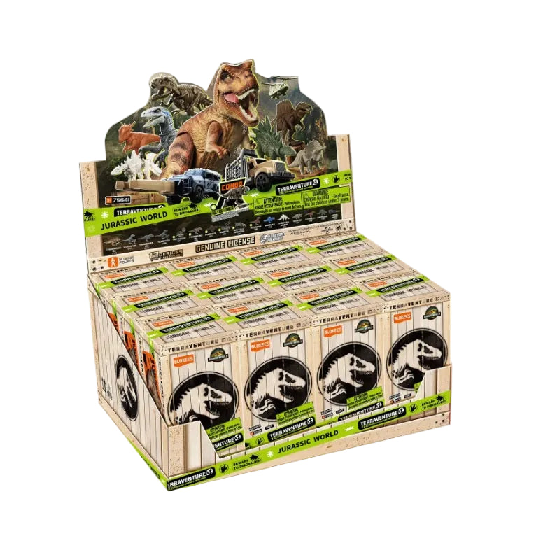 BLOKEES 75642 Jurassic World Terraventure TS 01 Dinosaur Capture Operation Blind Box - Each (1 of 12)