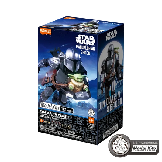 BLOKEES 75805 Star Wars Champion Class Din Djarin & Grogu Model Kit