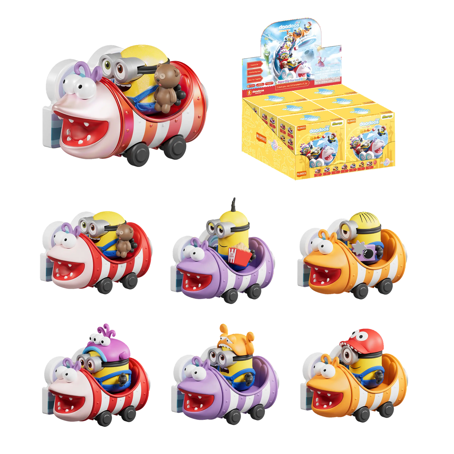 BLOKEES 75891  Minions The Roller-Dorable Coaster Daadoos Nest Series 01 Blind Box (1 of 6)