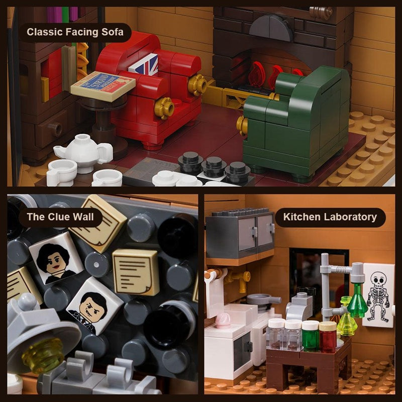 Pantasy 85014 Retro Architecture - Baker Street 221B Apartment