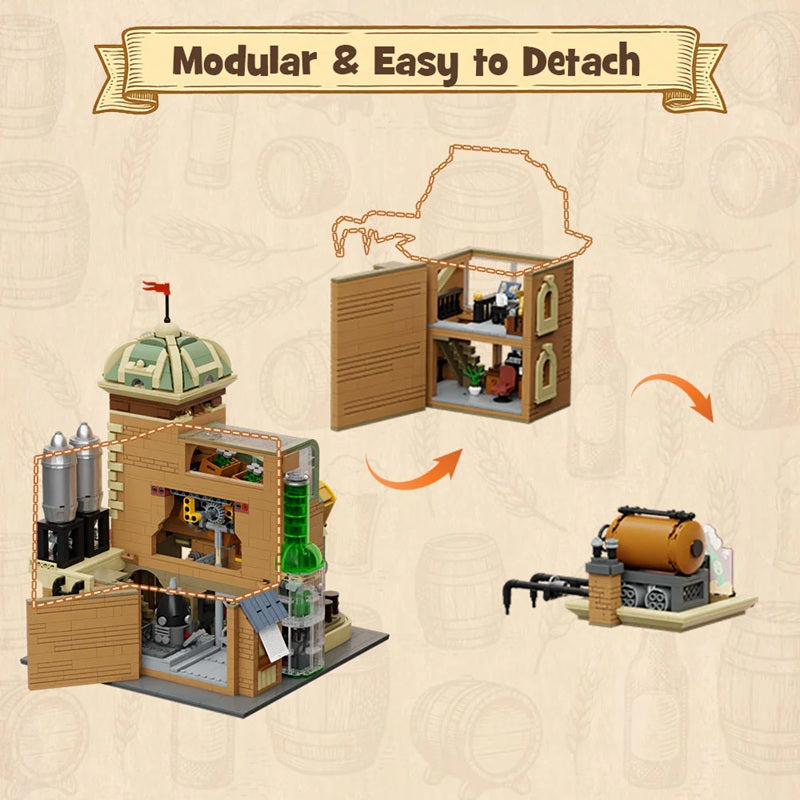 Pantasy 85023 Retro Architecture - Craft Brewary