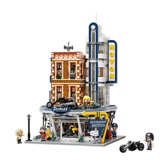 Pantasy 85024 Retro Architecture - Motorcycle Restaurant