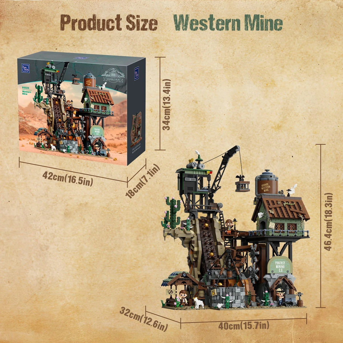 Pantasy 85025 Retro Architecture - Western Mine