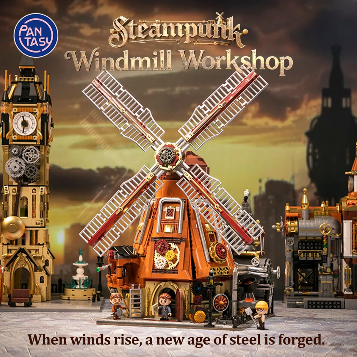 Pantasy 85026 Retro Architecture - Windmill Workshop