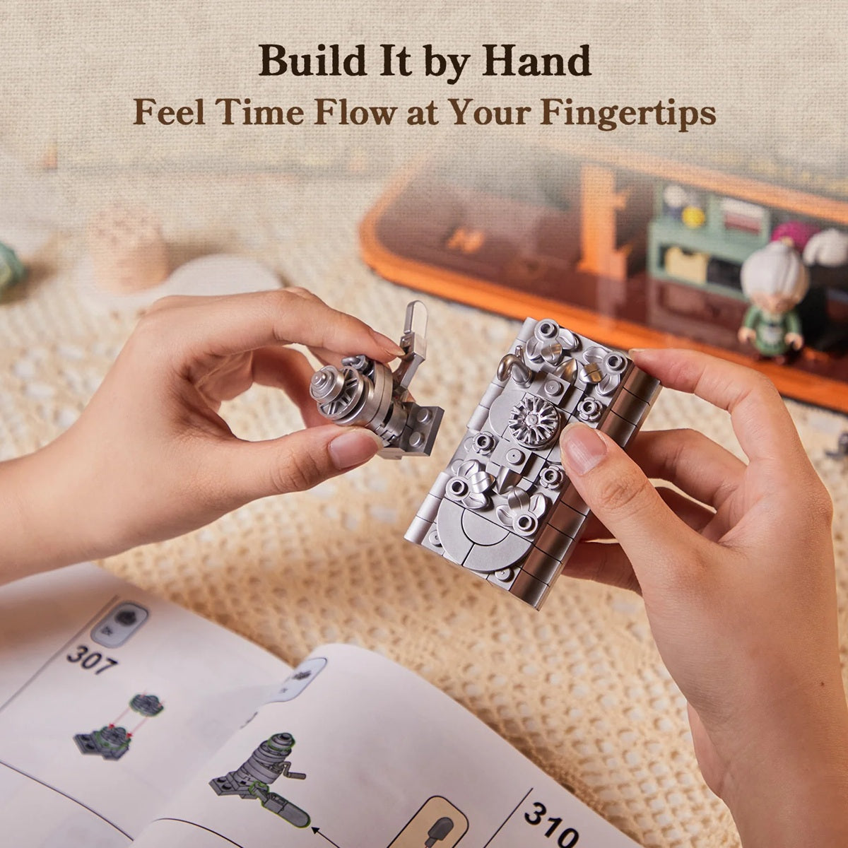 Pantasy 85028 Retro Hand Crank Sewing Machine