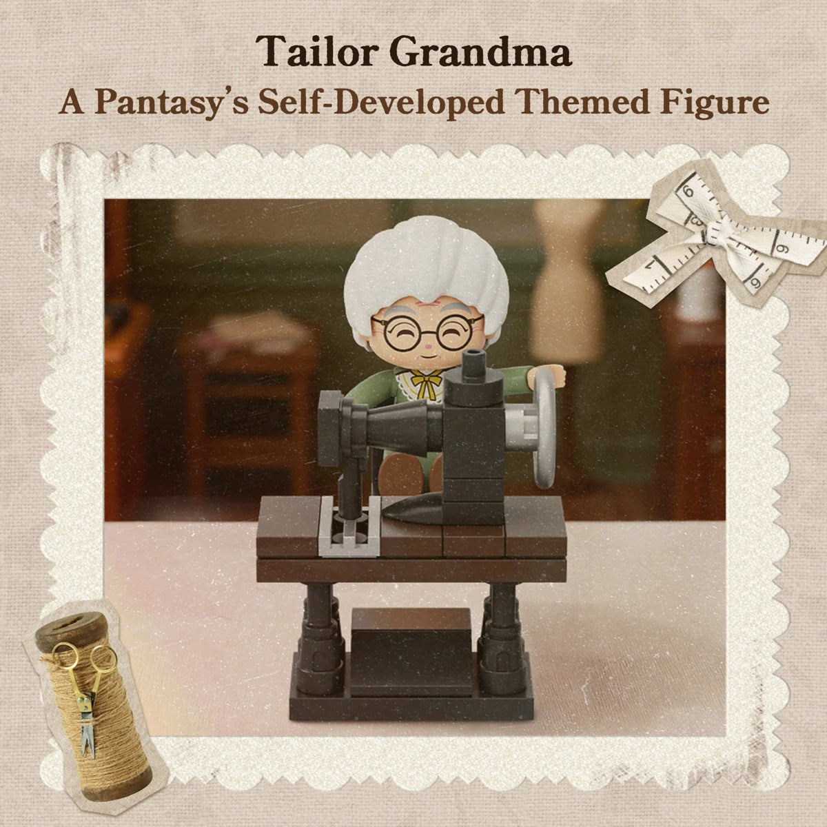 Pantasy 85028 Retro Hand Crank Sewing Machine