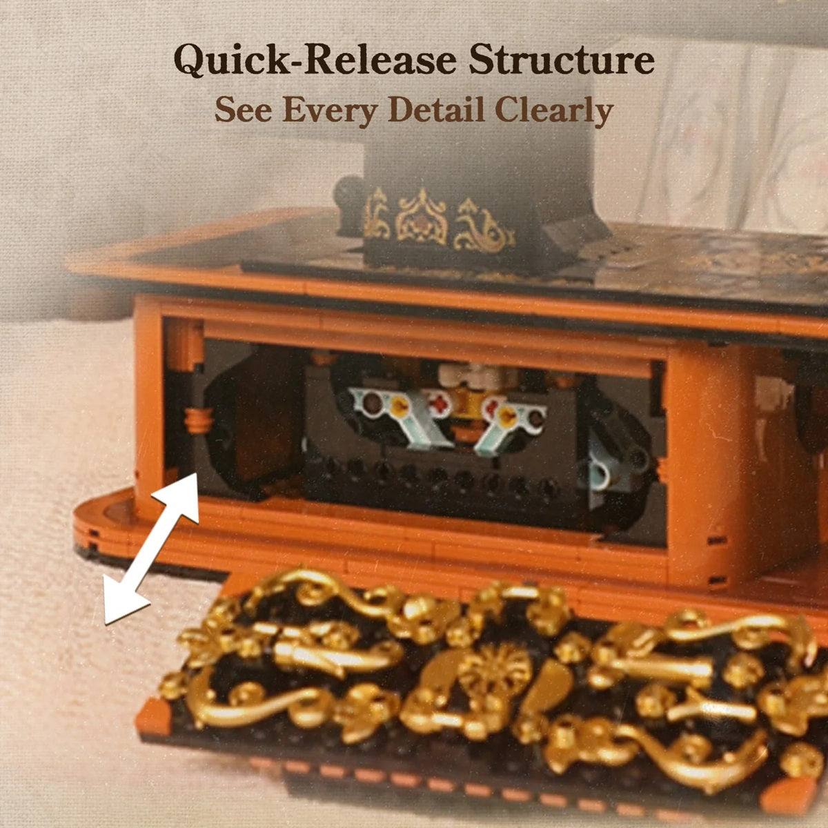 Pantasy 85028 Retro Hand Crank Sewing Machine