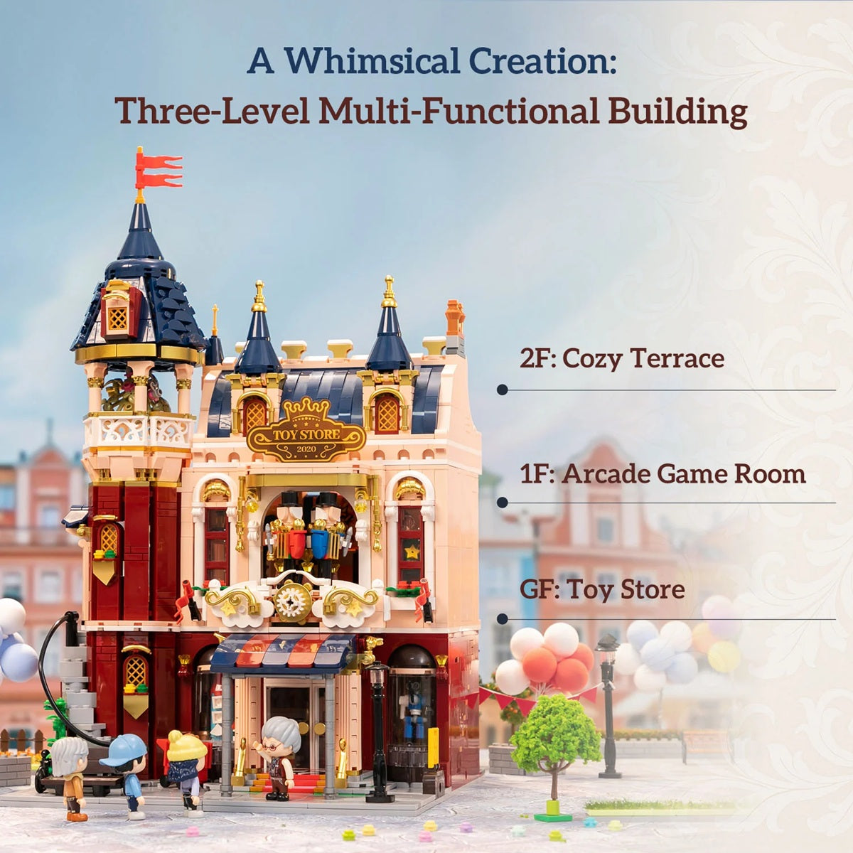 Pantasy 85031 Retro Architecture - Toy Store