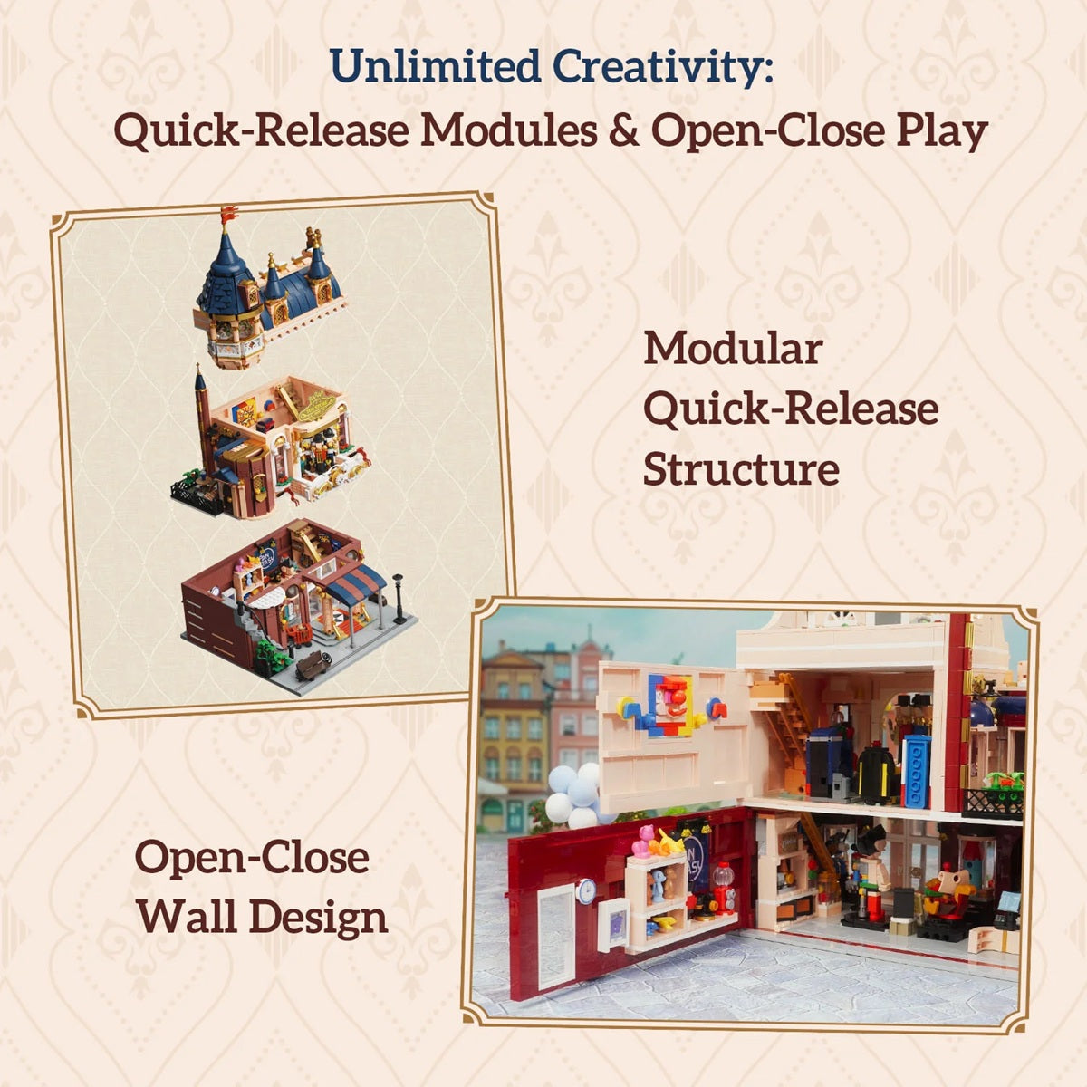 Pantasy 85031 Retro Architecture - Toy Store