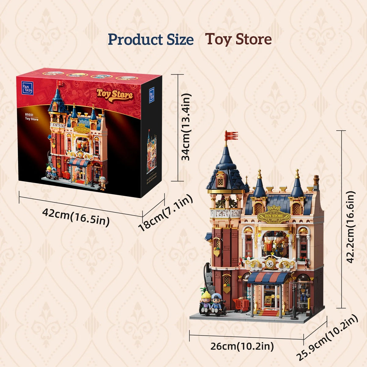 Pantasy 85031 Retro Architecture - Toy Store
