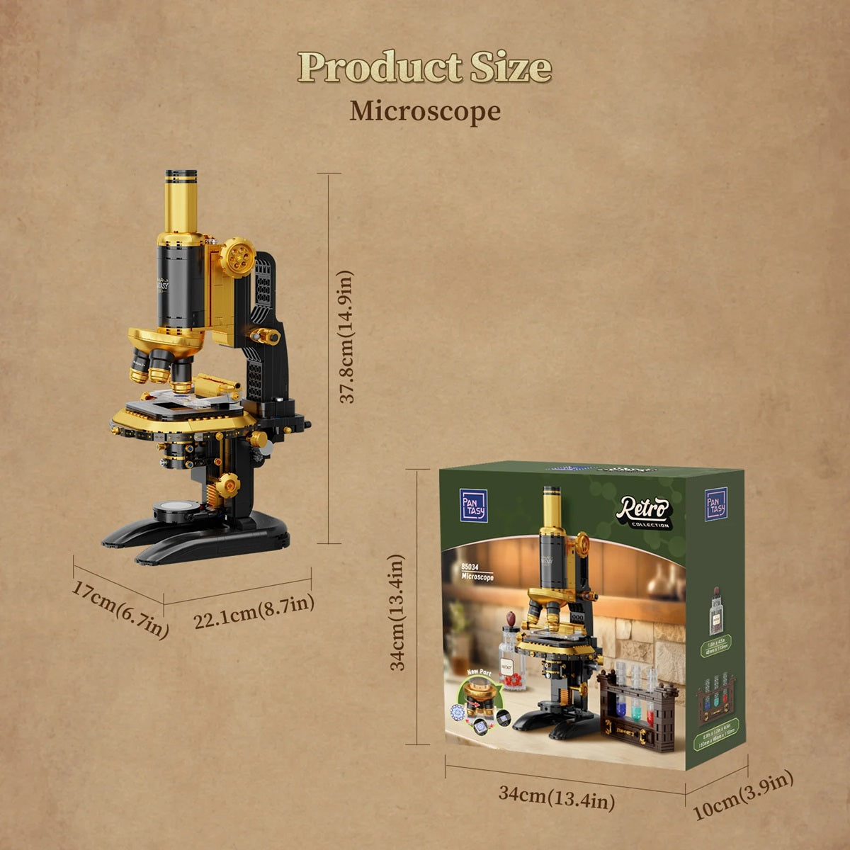 Pantasy 85034 Retro Series - Microscope