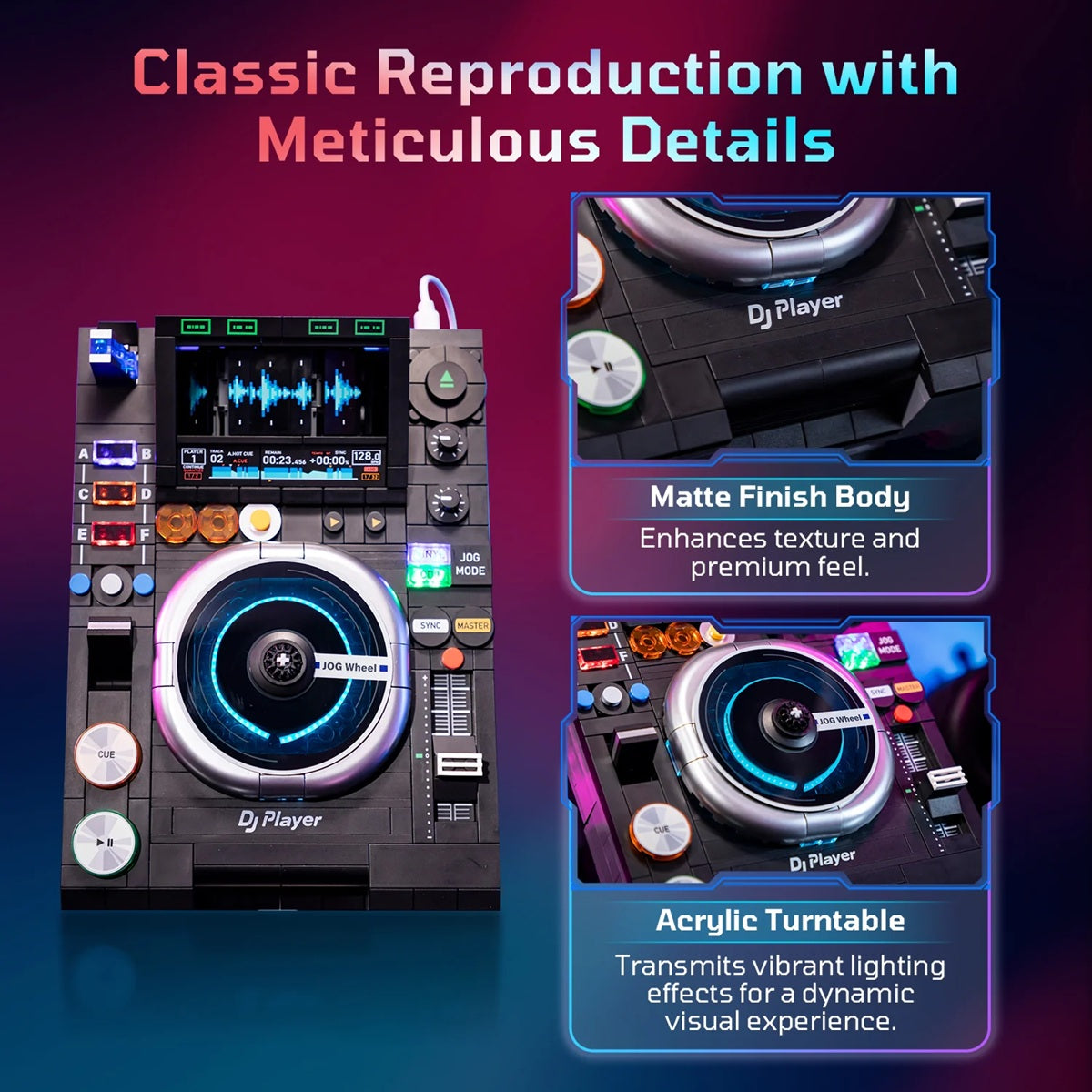 Pantasy 85037 Retro Series - DJ Player