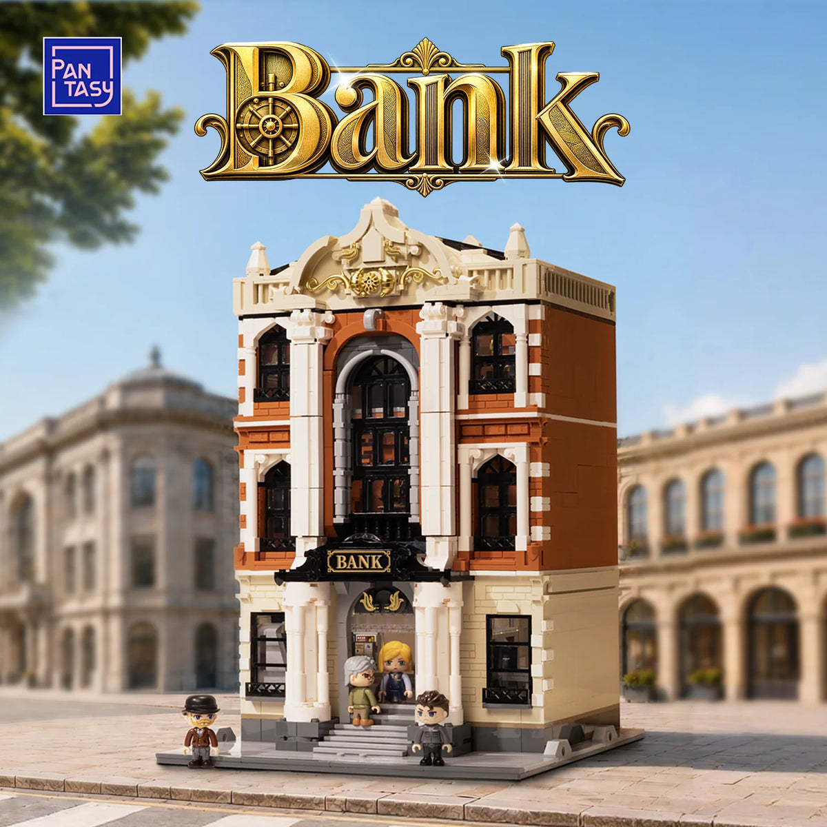 Pantasy 85038 Bank Modular Building Set – 2,634 Pieces