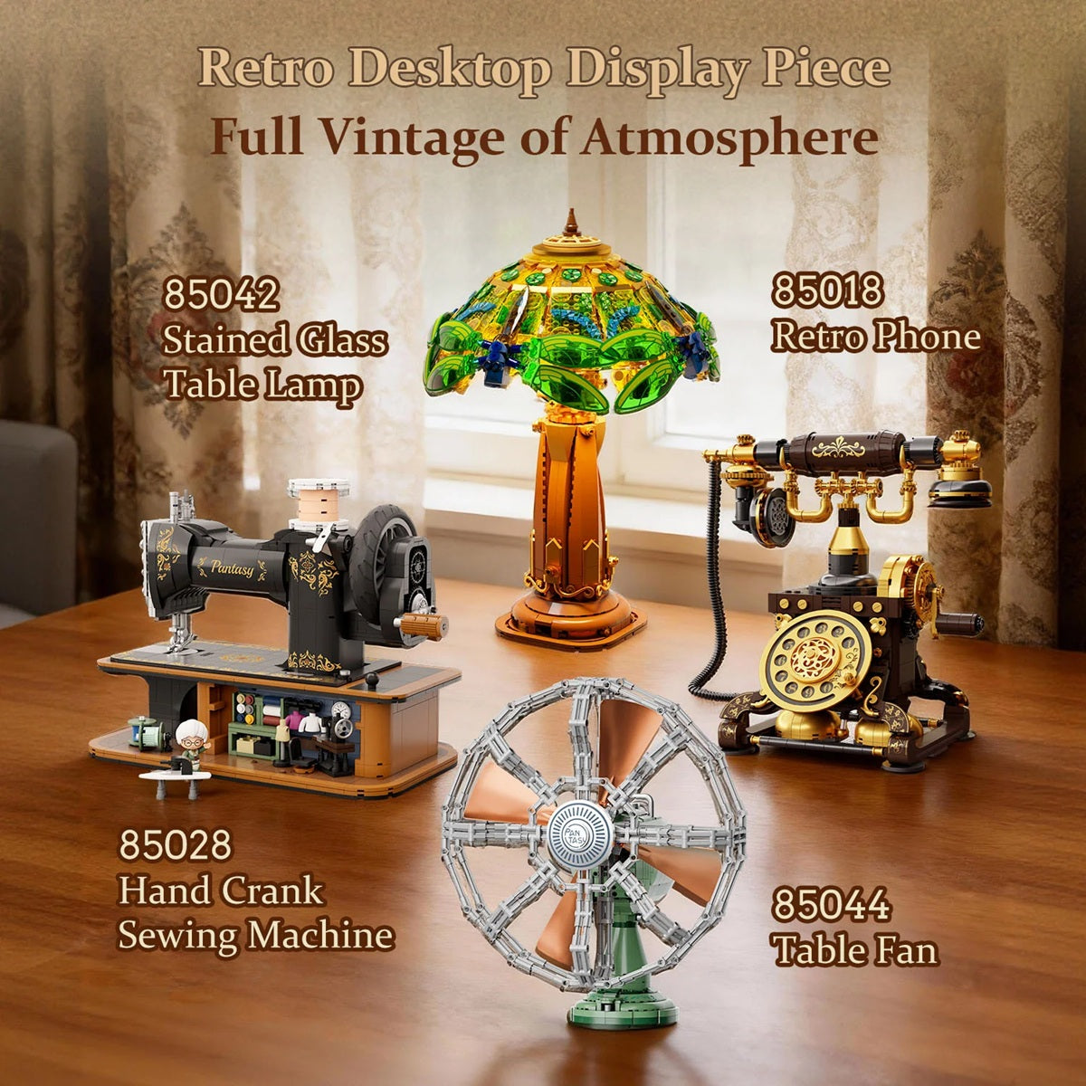 Pantasy 85044 Table Fan – Motorised Retro Mechanical