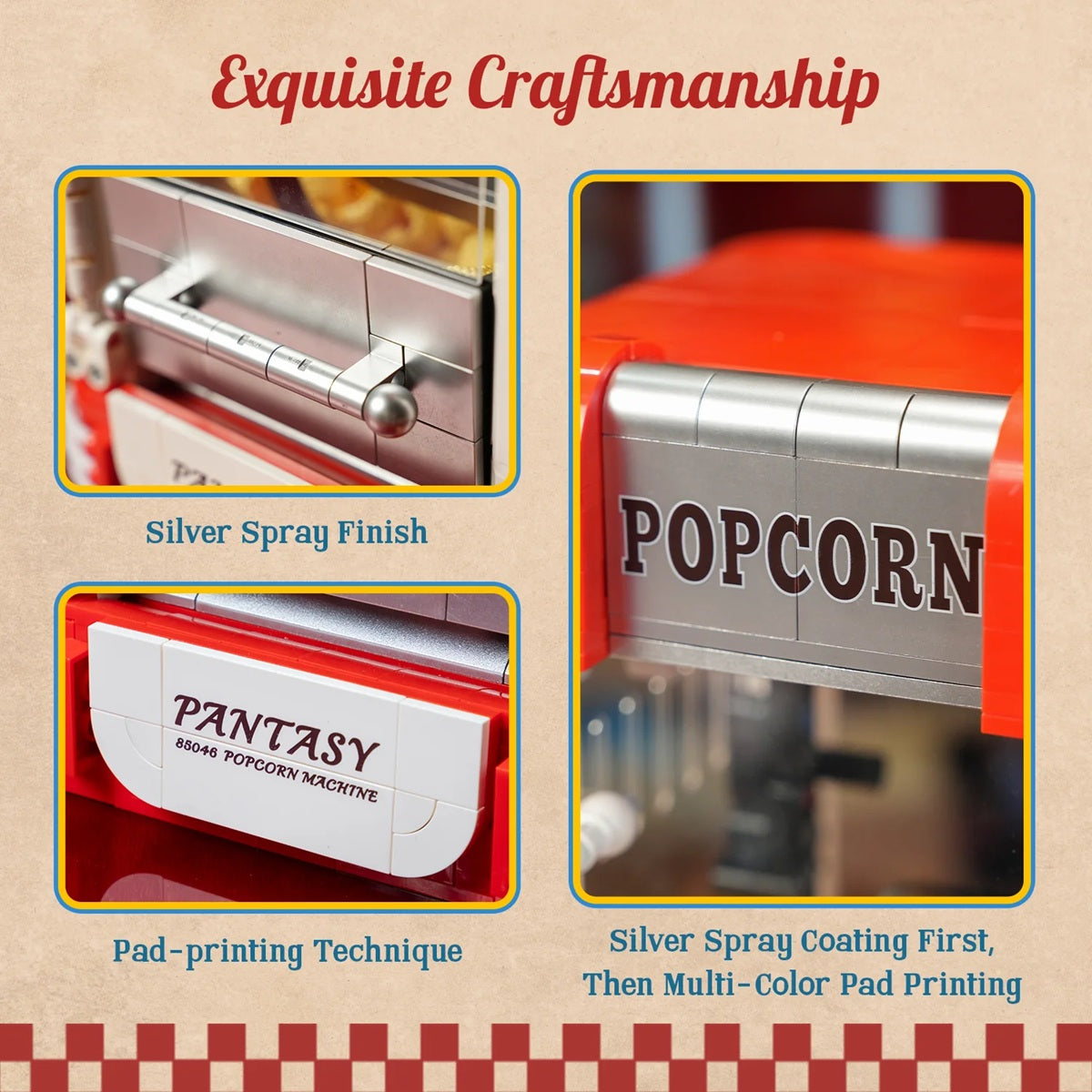 Pantasy 85046 Retro Series - Popcorn Machine