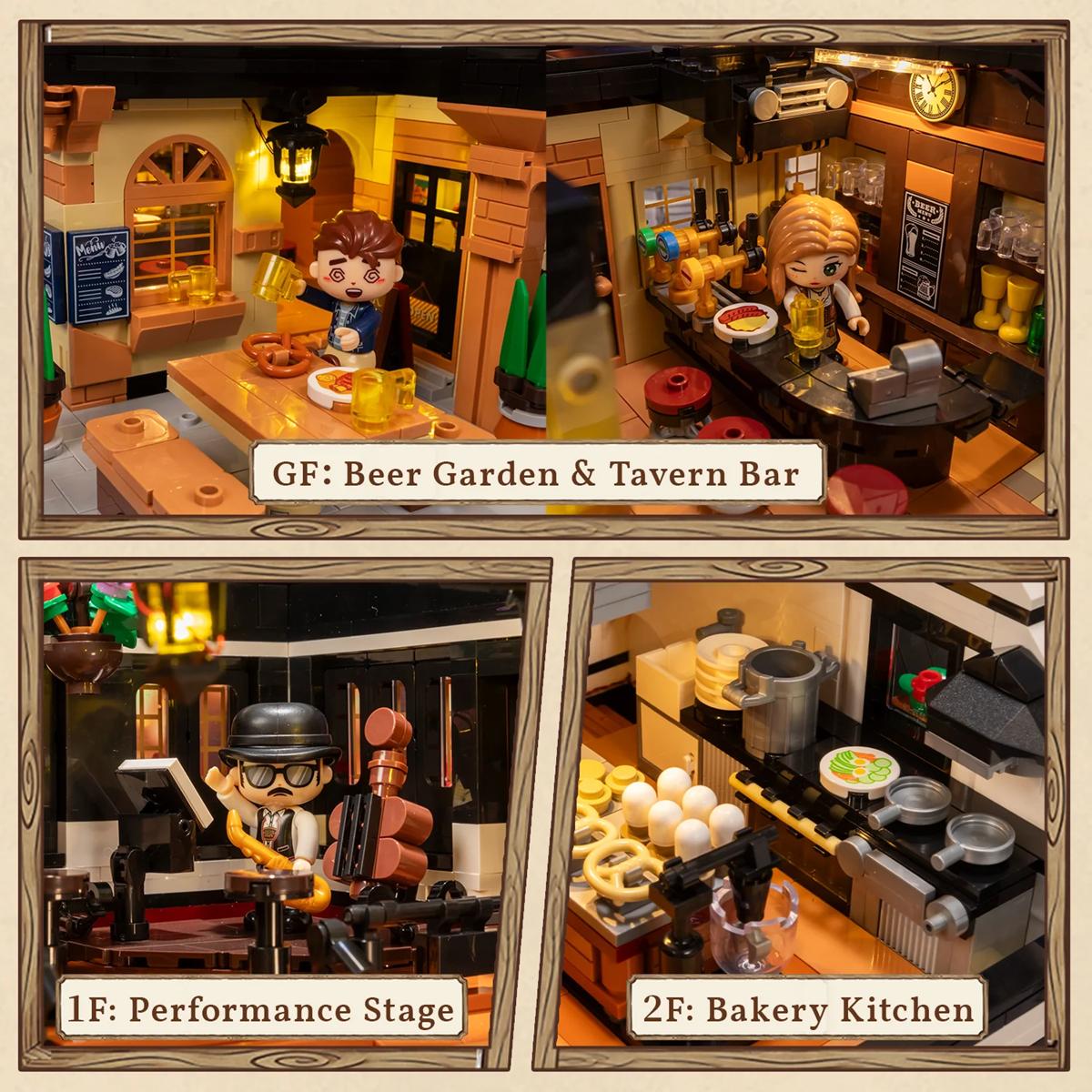 Pantasy 85049 Bavarian Tavern Building Set