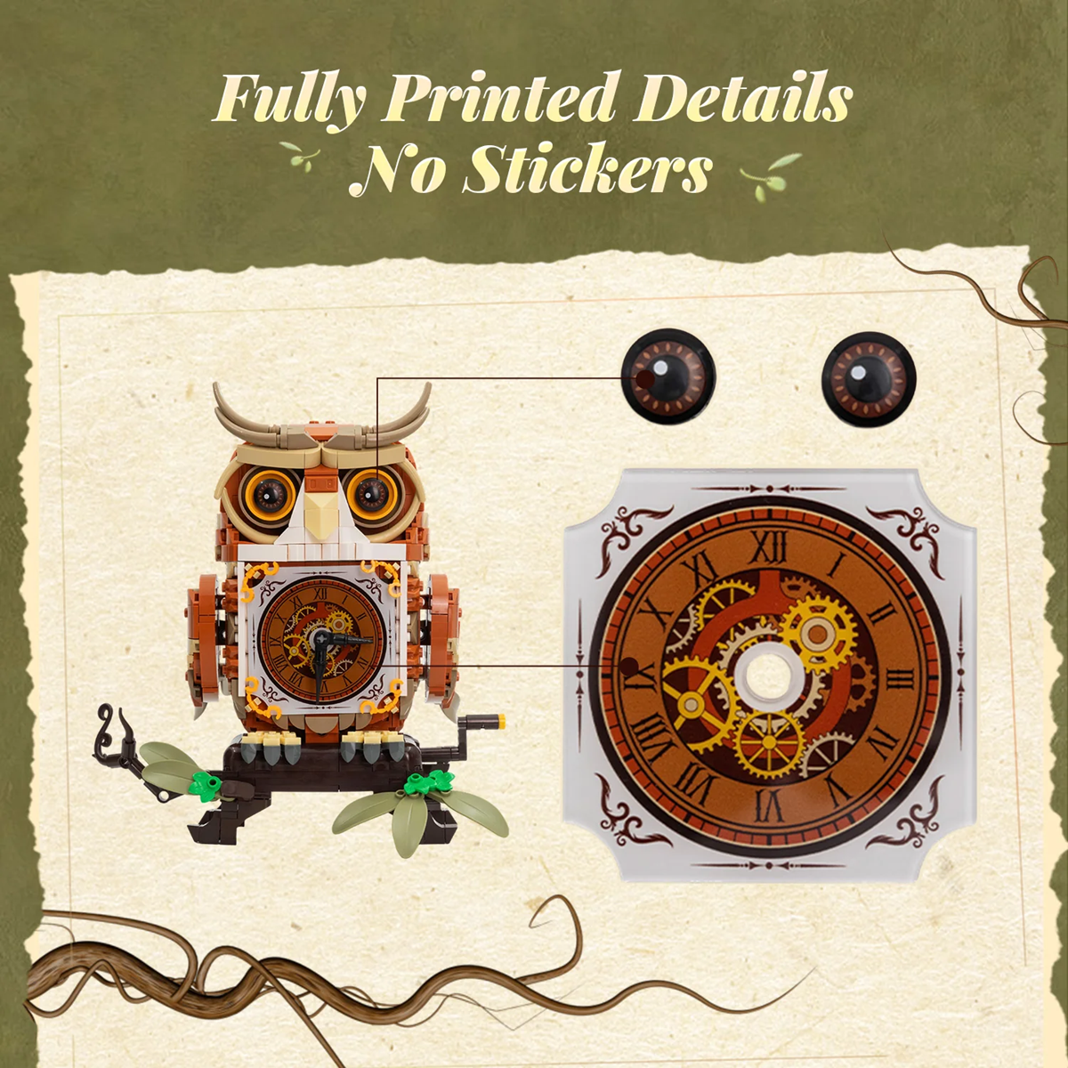 Pantasy 85051 Owl Clock
