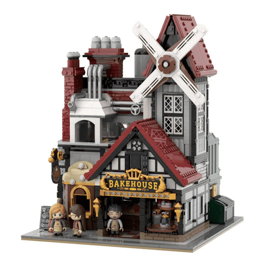 Pantasy 85052 Bakehouse Building Set – 2,877 Pieces & 3 Figures