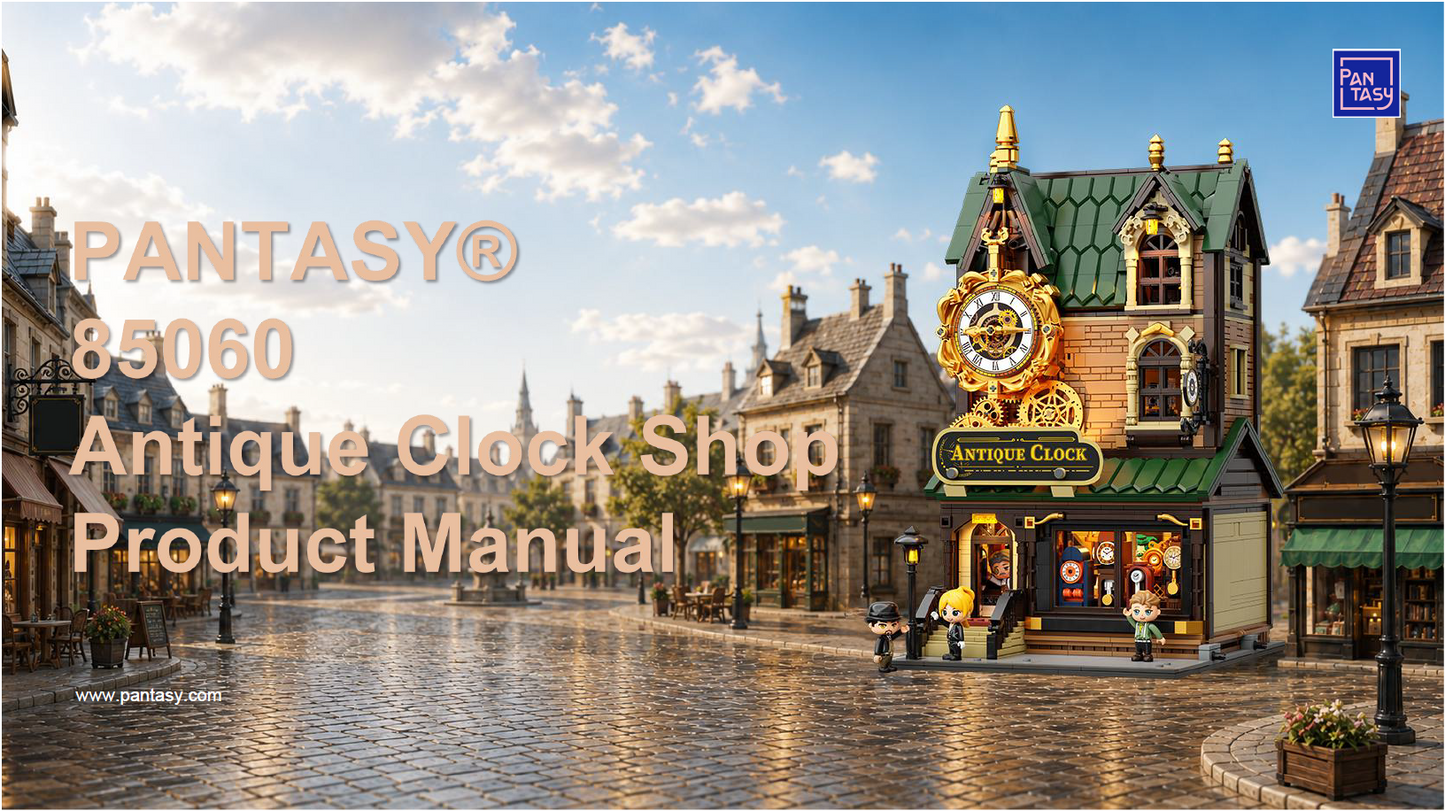 Pantasy 85060 Antique Clock Shop Building Set