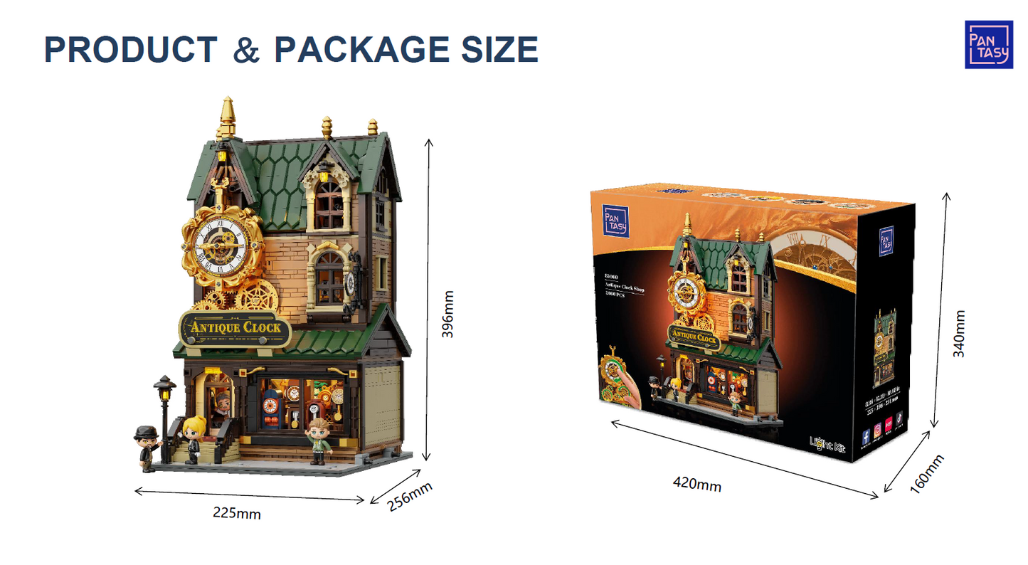 Pantasy 85060 Antique Clock Shop Building Set